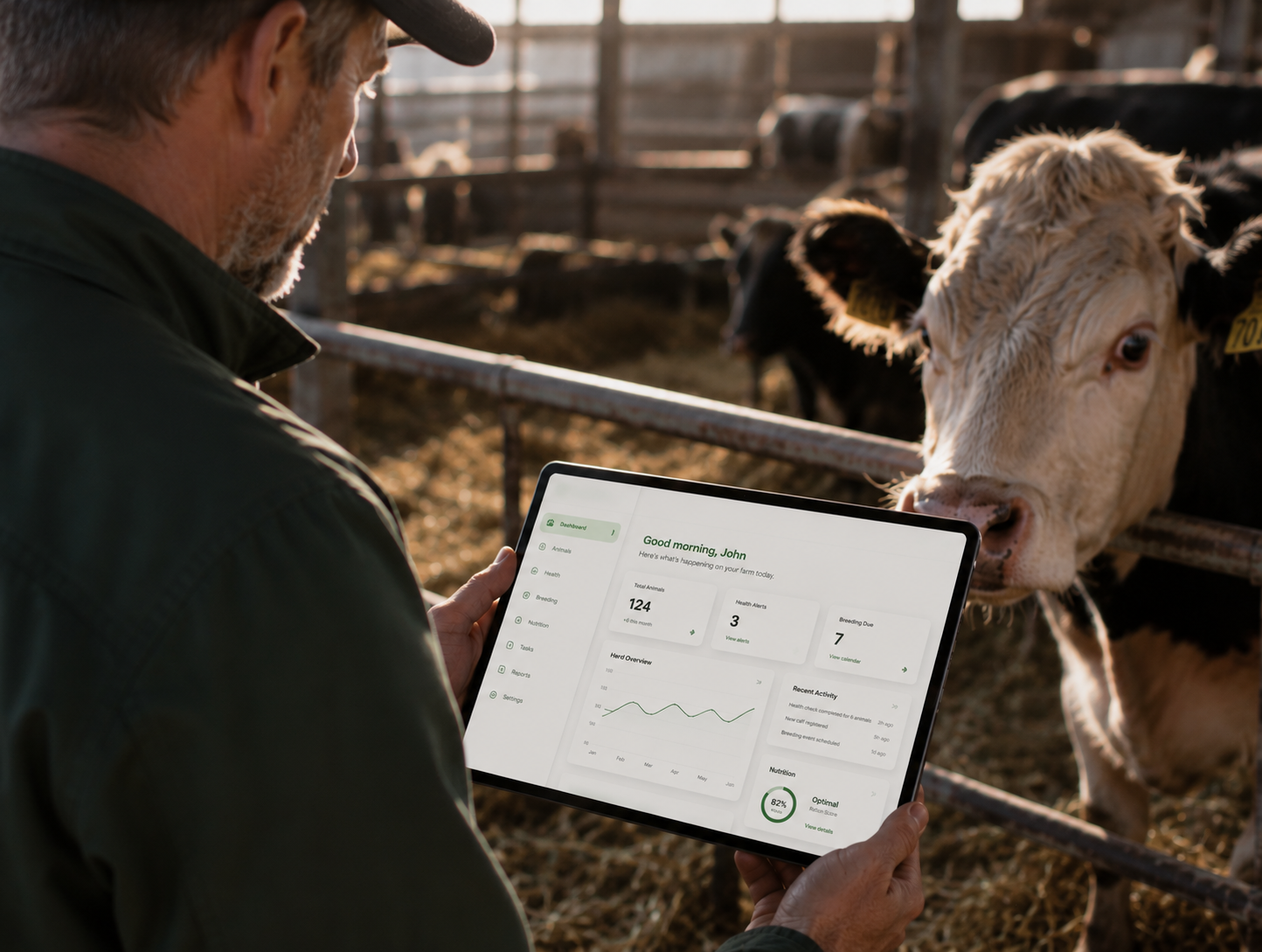 The livestock operations Luniby Farm brings into one digital record.